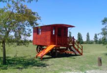 Vecino de B° Granadero Pringles restauró una carreta del año 1870