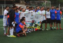 #FulbitoSolidario: famosos vs. empresarios en un partido a beneficio en Carlos Paz