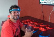 Confeccionan máscaras protectoras con impresoras 3D para donar a Hospitales