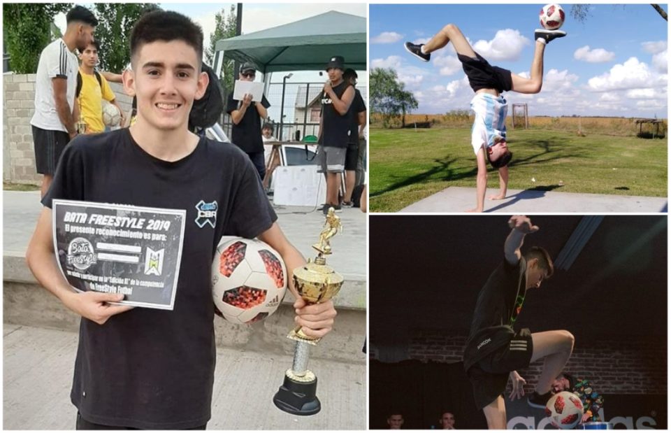 Maxi, el freestyler cordobés que la rompe con la pelota
