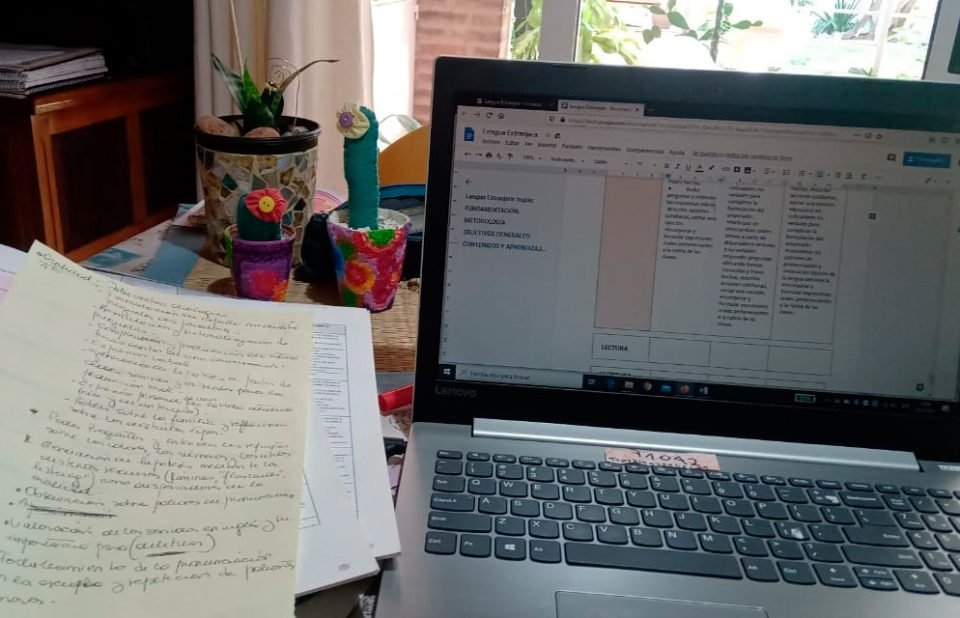 La educación en cuarentena: clases virtuales en zona norte