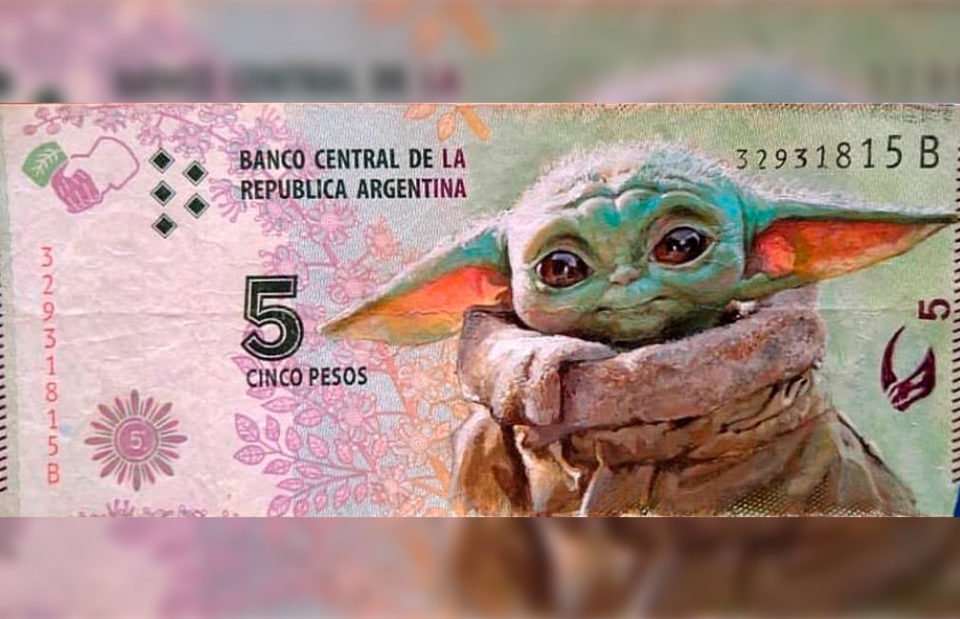 La ONG Haciendo Lío te invita a crear obras de arte con los billetes de 5 pesos con un fin solidario