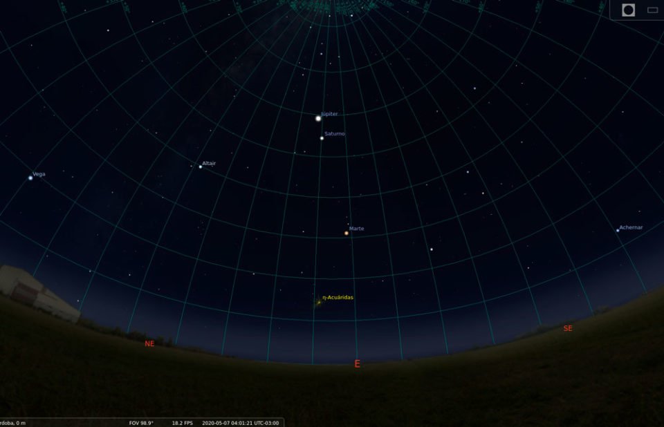 Esta madrugada se podrá ver una lluvia de estrellas en Córdoba