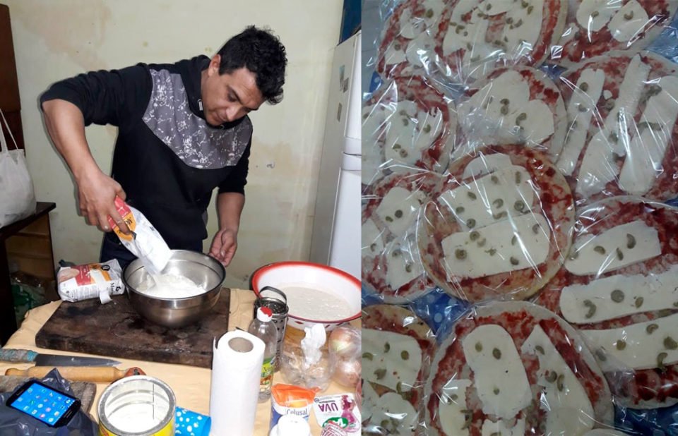 El Centro Vecinal de San Martín entregó pizzas a las familias más necesitadas del Barrio