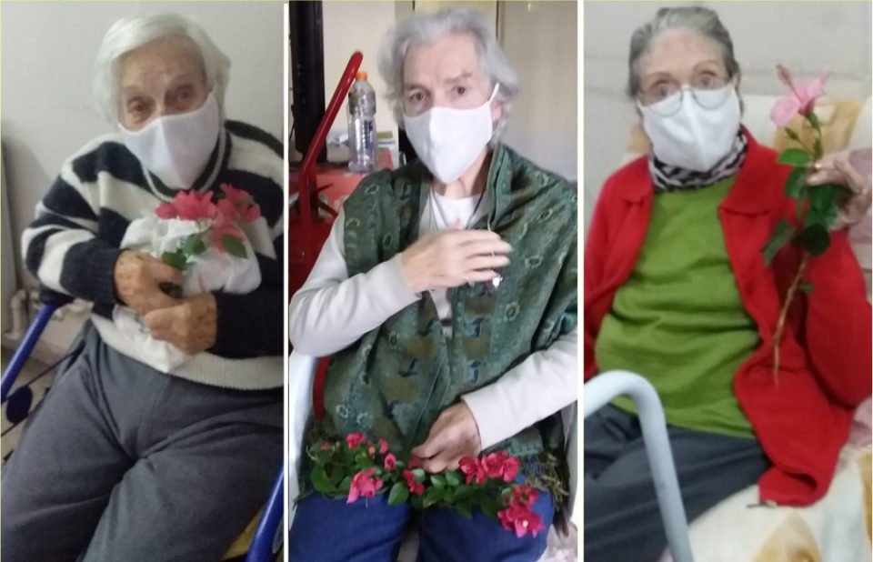 En la Parroquia Santa María de la Paz, los adultos mayores ya confeccionaron y donaron más de 500 barbijos