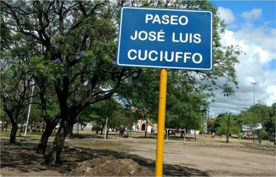 “Paseo Cuciuffo”: Un lugar popular en B° San Martín para un ídolo popular