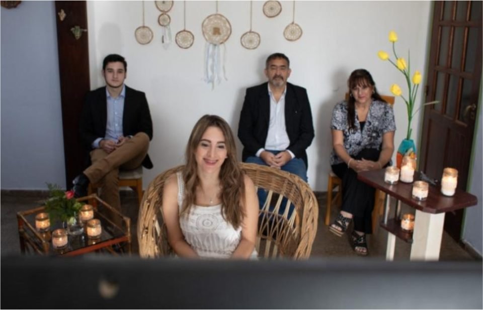 Se celebró el primer matrimonio virtual en Córdoba