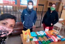 El Juan José Paso de B° Zumarán recibe donaciones de alimentos para ayudar a las familias del colegio