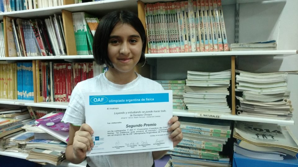 Dos estudiantes del I.P.E.M. 198, Dr.  Martín Ferreyra, fueron premiados a nivel nacional