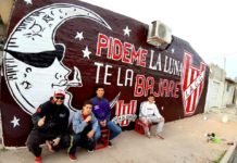 A través de pinturas y murales, fanáticos de Instituto le dan “Vida al barrio y al estadio”