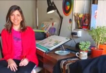 El arte en las raíces: la artista que surgió en Marqués de Sobremonte y volvió a la pintura Pintora