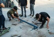 Puesta en valor: un grupo de skaters está refaccionando la pista del Parque de las Naciones