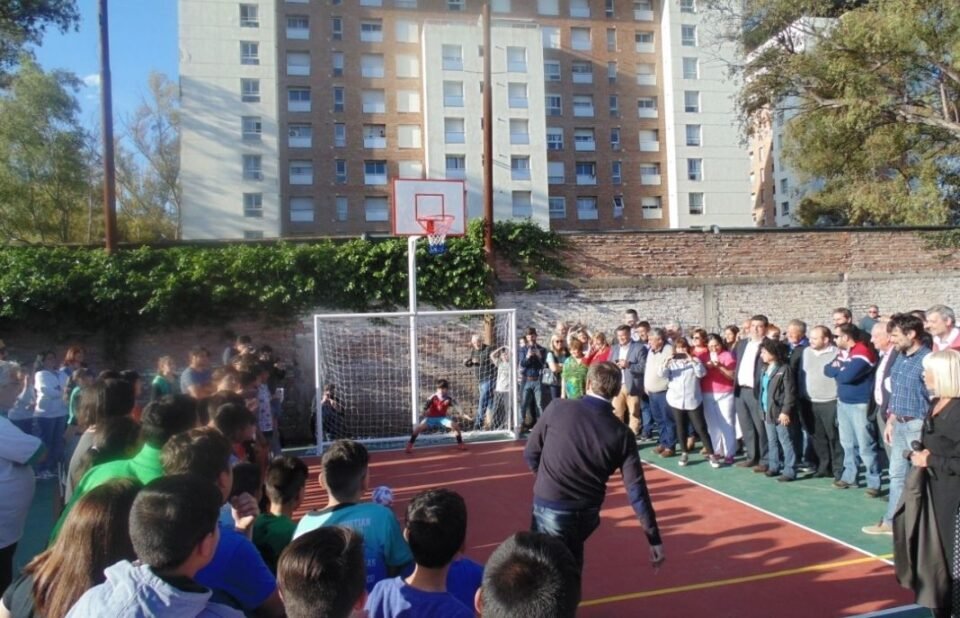 Se cumplieron 2 años de la recuperación del playón deportivo del centro vecinal Alto Verde