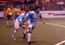 La noche que Maradona la “rompió” ante Brasil en el Orfeo