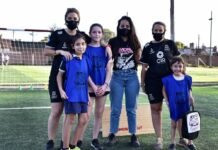 Evelina Cabrera: La referente del fútbol femenino visitó la escuelita de “Súper 7” Súper 7
