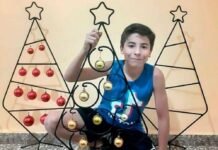 Su propio “Papá Noel”: el niño que vendió arbolitos de navidad para comprar su regalo Arbolitos