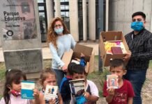 La biblioteca Atahualpa donó libros al Parque Educativo Norte Biblioteca Atahualpa