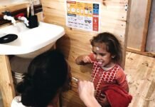Día del Agua: la ONG que coloca módulos sanitarios para familias carenciadas Módulo Sanitario