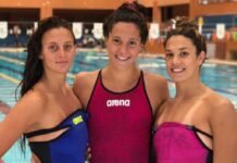 Orgullo total: Tres cordobesas al equipo nacional de natación natación