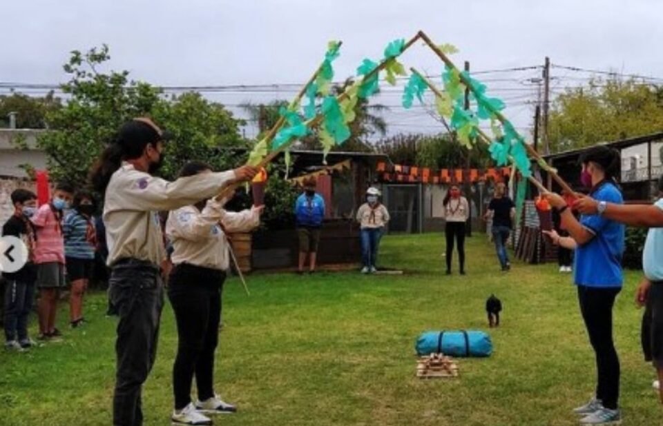 El Grupo Scout  Tambor de Tacuari de B° La France volvió a las actividades