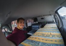 El cordobés que convirtió su auto en casa rodante y viajó por la Patagonia Casa Rodante