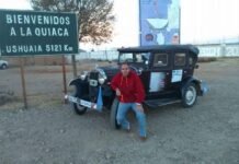 El viajero amante de su Ford A que recorrió la Ruta 40 y Europa Ford A