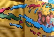 Inauguraron los murales llamados “La familia lo es todo” en barrio La France Murales