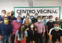 La municipalidad de Córdoba hizo entrega de pelotas y elementos de entrenamiento en el centro vecinal de Alto Verde