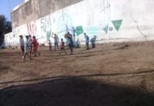 Vecinos de B° San Martín reabrieron una escuela de fútbol