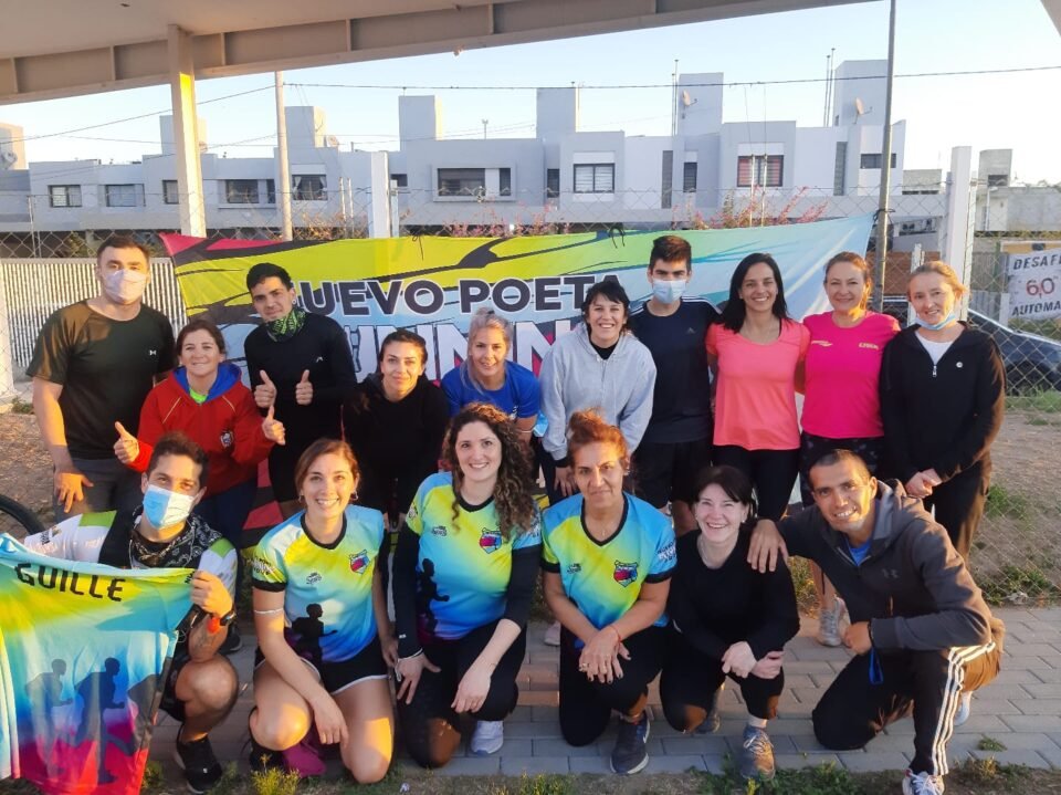 Vecinos reunidos por el running en B° Nuevo Poeta viajarán a Rosario para una competencia