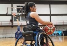 Luna Díaz: la jugadora de básquet adaptado necesita una silla de ruedas para ir a entrenar Luna Díaz