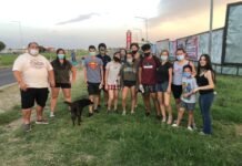 Alumnos del Instituto Secundario El Salvador realizaron trabajos de limpieza en la colectora de B° Nuevo Poeta Lugones