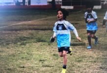 Martino Figueroa fue distinguido como el máximo goleador de las inferiores durante este año en el club Lasallano