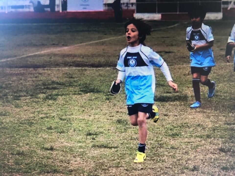 Martino Figueroa fue distinguido como el máximo goleador de las inferiores durante este año en el club Lasallano