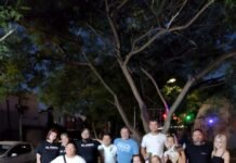 Comerciantes de la plaza Gaucho Antonio Rivero agasajaron a todos los vecinos con una gran fiesta