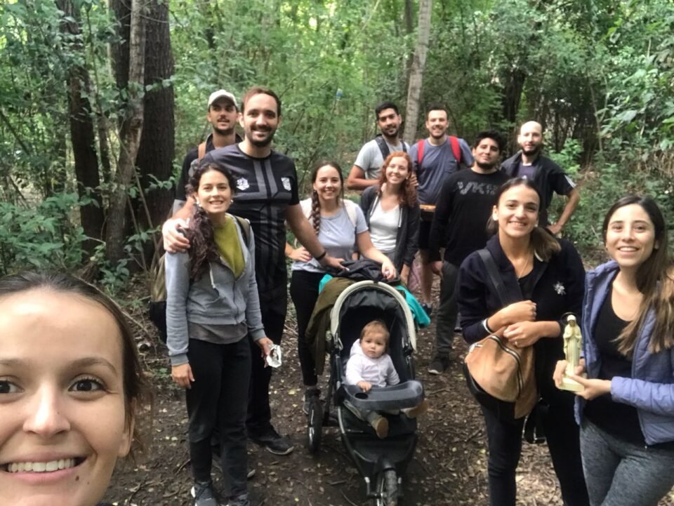 Trekking para jóvenes organizado por los adultos de Ruca Champaquí