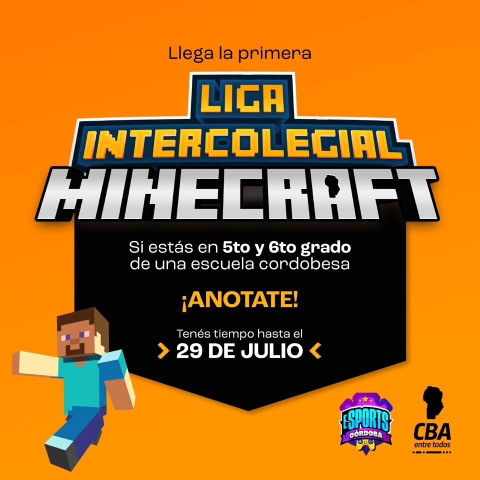Viví la primera edición de la Liga Intercolegial de Minecraft junto a tus amigos
