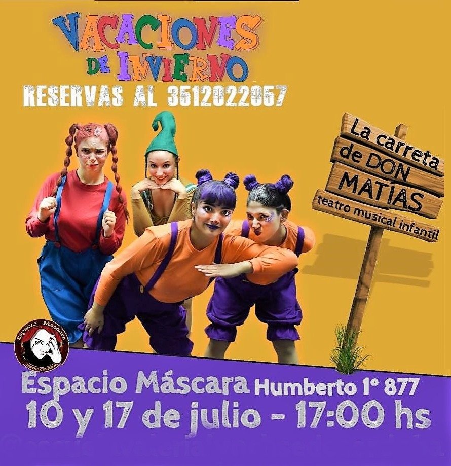 El musical “La Carreta de Don Matías” llega este domingo a Espacio Máscara