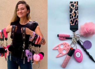 La emprendedora que diseñó un llavero de defensa personal para mujeres Llavero