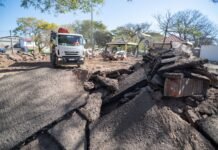 Avanza la recuperación de la plaza Policía Federal de B° San Martín Norte Plaza Policía Federal