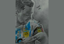 Rafa Celiz: el dibujante de Villa Unión se quedó sin trabajo y empezó a vender su arte para vivir Rafa Celiz