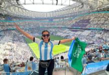 Mayra Coz: La cordobesa que vive en Europa y cubrió la Copa del Mundo Mayra Coz