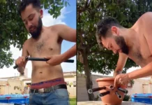 ¿Cómo lo hizo? Un cordobés armó un aire acondicionado con una maceta y se hizo viral Aire Acondicionado
