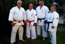 El karate para adultos mayores vive en la Escuela Okinawa Karate Do
