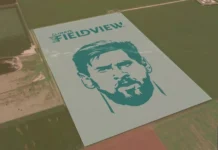 Se puede ver a Messi desde el cielo: En campos argentinos sembraron la cara de Lionel con maíz Messi