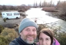 Una pareja viaja desde la Patagonia a México en casa rodante