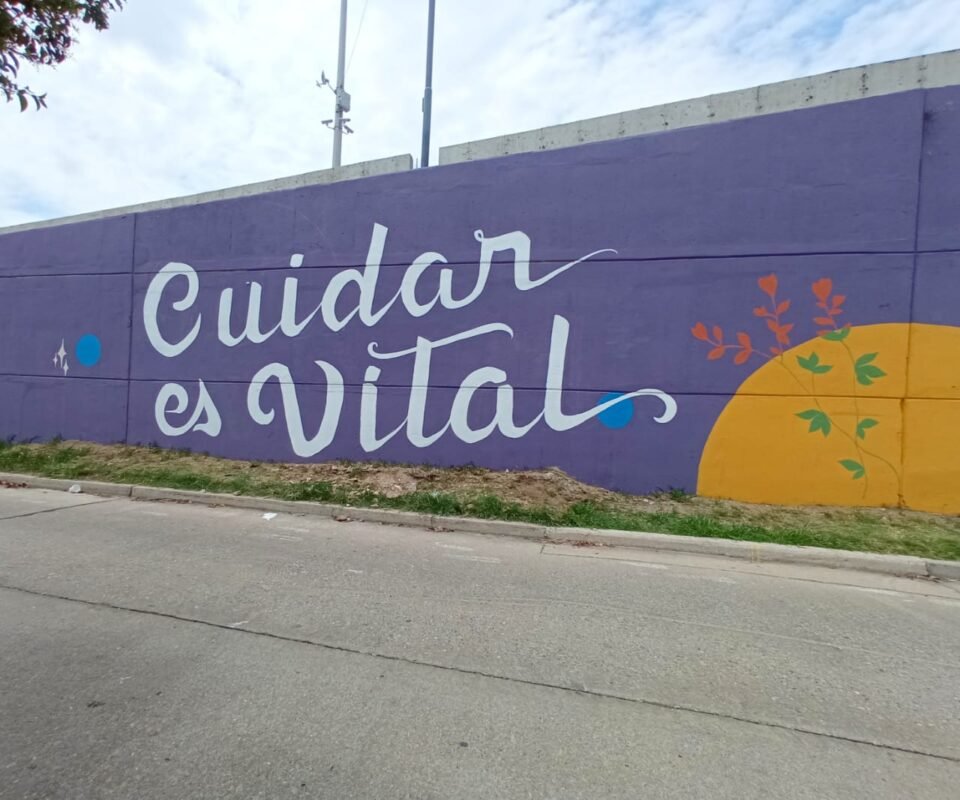 El colectivo cultural Hace Pintar estrenó su nuevo mural en B° Juniors