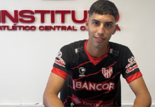 Nicolás Vaquer firmó su primer contrato profesional en Instituto Nicolás Vaquer
