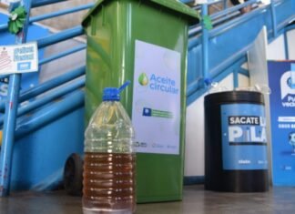 Aceite Circular: El CPC Monseñor Pablo Cabrera recibe aceite usado de cocina Aceite Circular