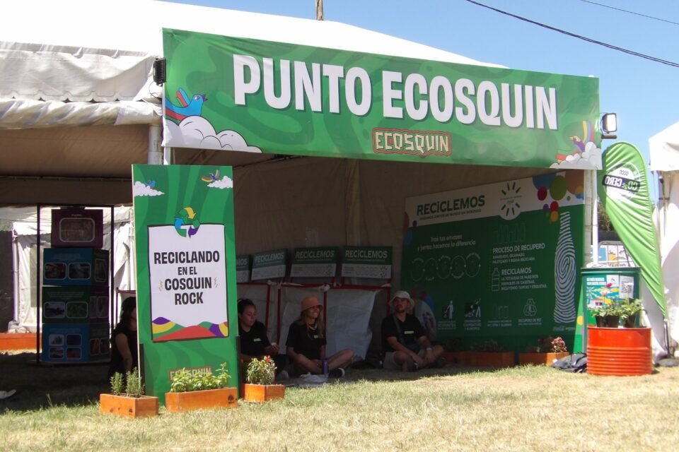 Ecosquín: se recuperaron un 40% de los residuos generados en el festival